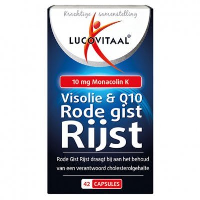 Lucovitaal Visolie & Q10 rode gist rijst capsules