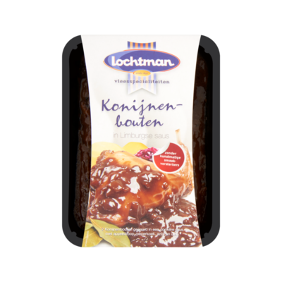 Lochtman Konijnenbouten in Limburgse Saus