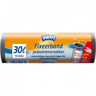 Swirl Afvalzakken fixeerband 30 liter