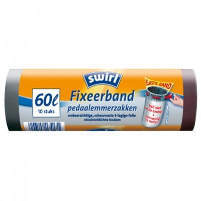Swirl Afvalzakken fixeerband 60 liter