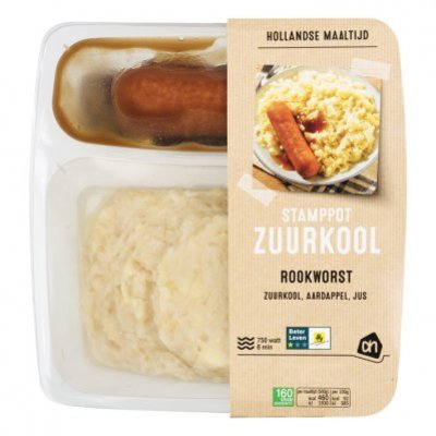 Huismerk Hollandse stamppot zuurkool