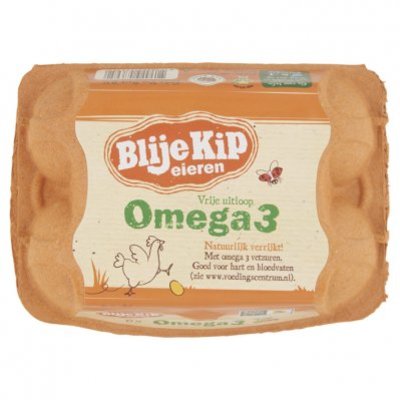 Blije Kip Omega 3, vrije uitloop eieren