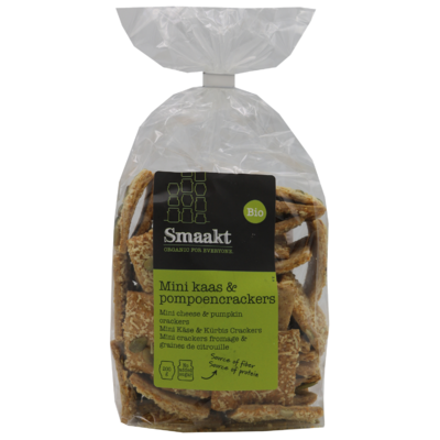 Smaakt Mini crackers kaas/pompoen