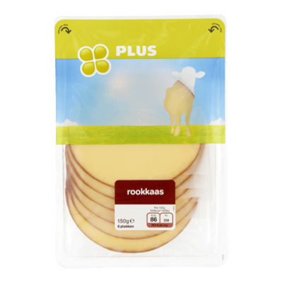 Huismerk Rookkaas 45+ plakken