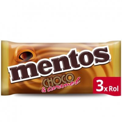 Mentos Choco & caramel filled with chocolate