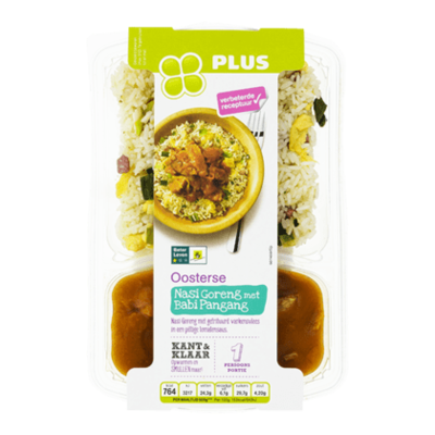 Huismerk Nasi goreng met krokante babi pangang