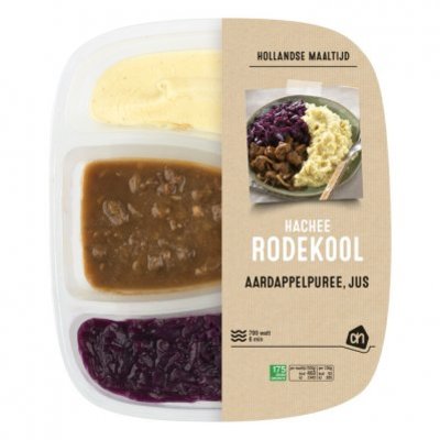 Huismerk Hachee met rodekool