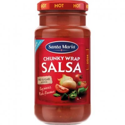 Santa Maria Chunky wrap salsa hot