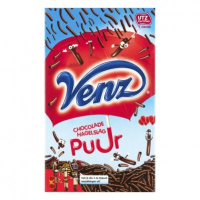 Venz Chocoladehagelslag puur