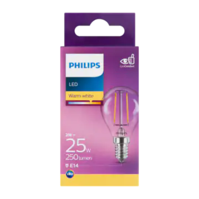 Philips LED Lamp Warm White 2W E