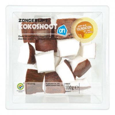 Huismerk Zongerijpte kokosnoot stukjes