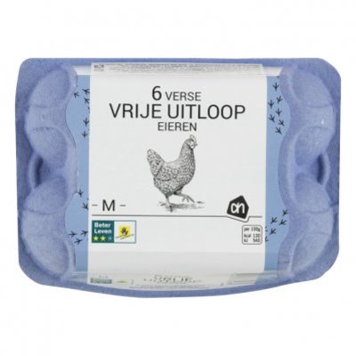 Huismerk Vrije uitloop eieren M