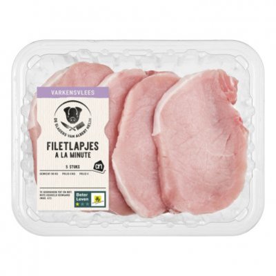 Huismerk Filetlapjes à la minute naturel