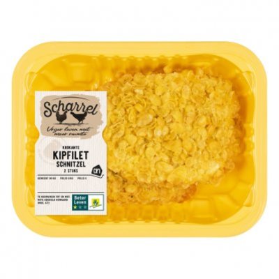 Huismerk Scharrel kip krokant kipschnitzel