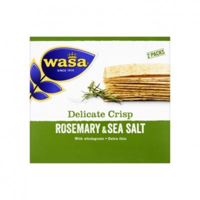 Wasa Delicate thin crisp rosemary & salt