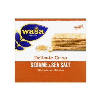 Wasa Delicate thin crisp sesame & seasalt