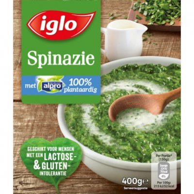 Iglo Spinazie met alpro