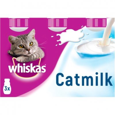 Whiskas Kattenmelk 3 flesjes