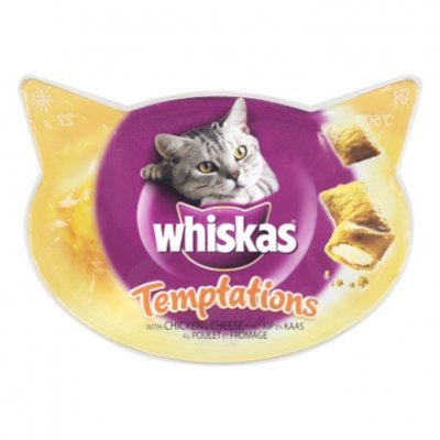 Whiskas Kattensnacks temptations kip & kaas