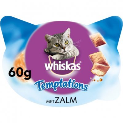 Whiskas Kattensnacks temptations zalm