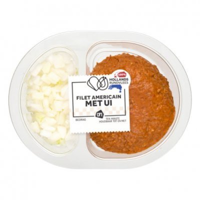 Huismerk Filet americain met ui