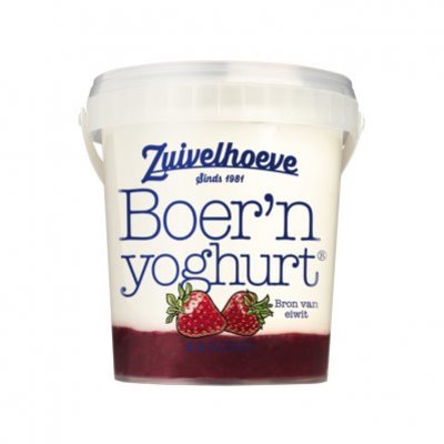Zuivelhoeve Boer'n yoghurt aardbei