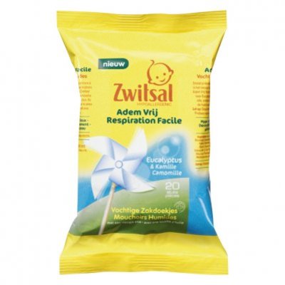 Zwitsal Baby vochtige zakdoekjes adem vrij