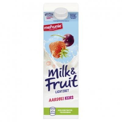 Melkunie Milk & fruit lichtzoet aardbei-kers