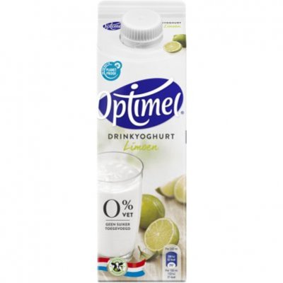 Optimel Drinkyoghurt limoen 0% vet