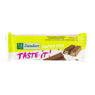 Damhert Glutenvrije taste-it! reep chocolade