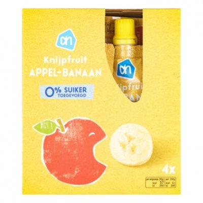 Huismerk Knijpzakje appel-banaan