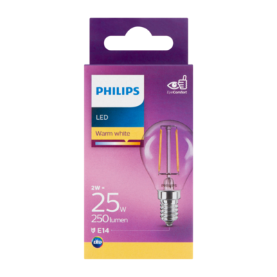 Philips LED Lamp Warm White 2W E