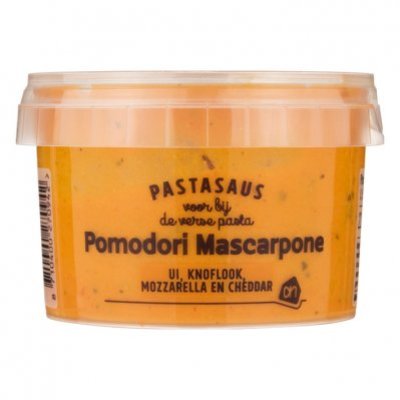 Huismerk Verse pastasaus tomaat-mascarpone