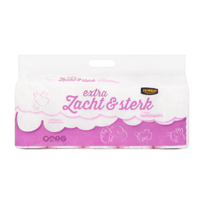 Huismerk Extra Zacht & Sterk Toiletpapier 10 Rollen 4-Laags
