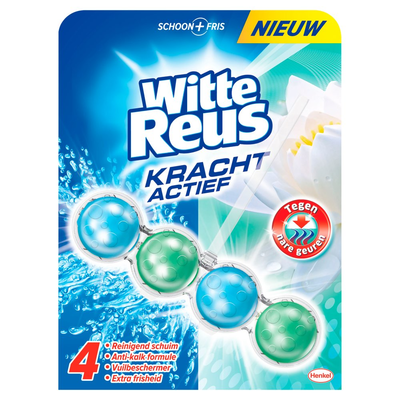 Witte Reus Kracht Actief Tegen Nare Geuren Toiletblok 50 g