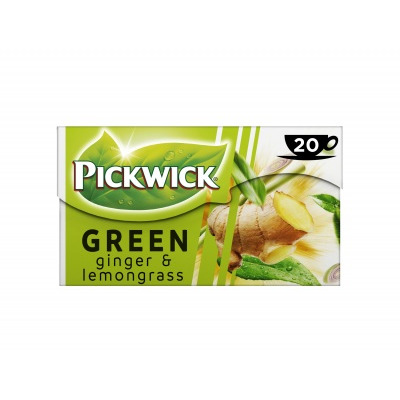 Pickwick Green ginger & lemongrass groene thee