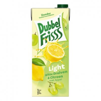 DubbelFrisss Witte druif-citroen light