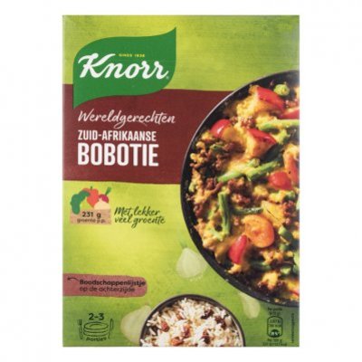 Knorr Wereldgerechten zuid-afrikaanse bobotie