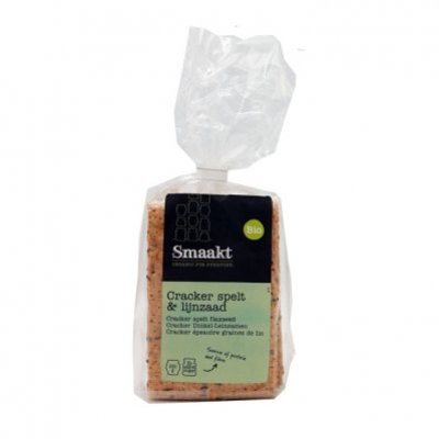Smaakt Spelt cracker met lijnzaad