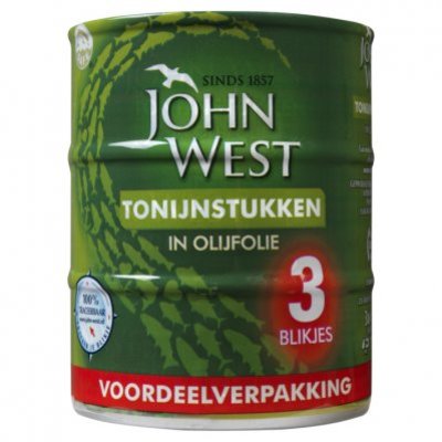 John West Tonijnstukken in olijfolie