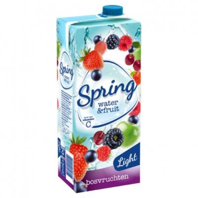 Spring Water & fruit bosvruchten light