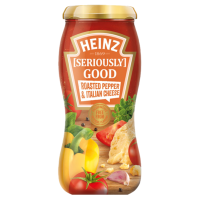 Heinz Seriously Good Roasted Pepper & Italian Cheese 490 g