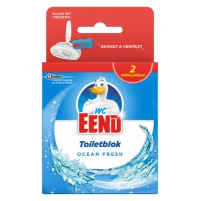 WC Eend Toiletblok original blue navul