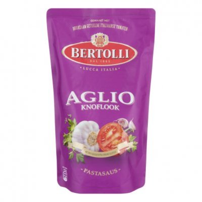 Bertolli Saus in zak knoflook