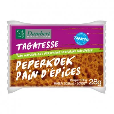 Damhert Tagatesse peperkoek suikerbewust