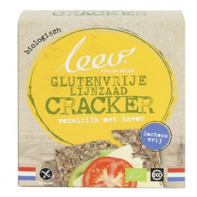 Leev Crackers havermout bio glutenvrij