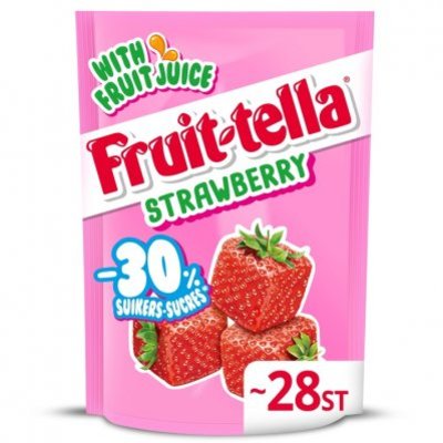 Fruittella Strawberry -30% suiker