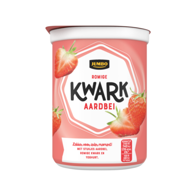 Huismerk Romige Kwark Aardbei