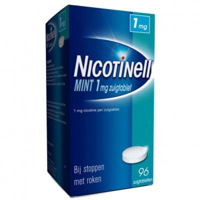 Nicotinell Mint zuigtablet 1mg stoppen met roken