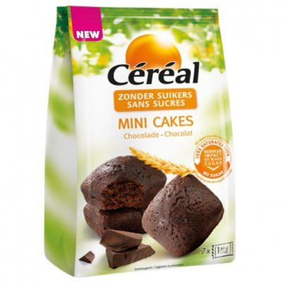 Céréal Mini cake chocolade suikerbewust